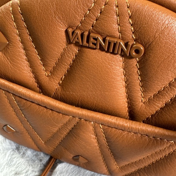 Valentino Brown Quilted Crossbody Bag - Picture 10 of 11